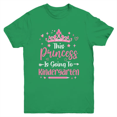Princess Going To Kindergarten For Girls Kids Back To School Youth Shirt | teecentury