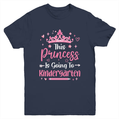 Princess Going To Kindergarten For Girls Kids Back To School Youth Shirt | teecentury