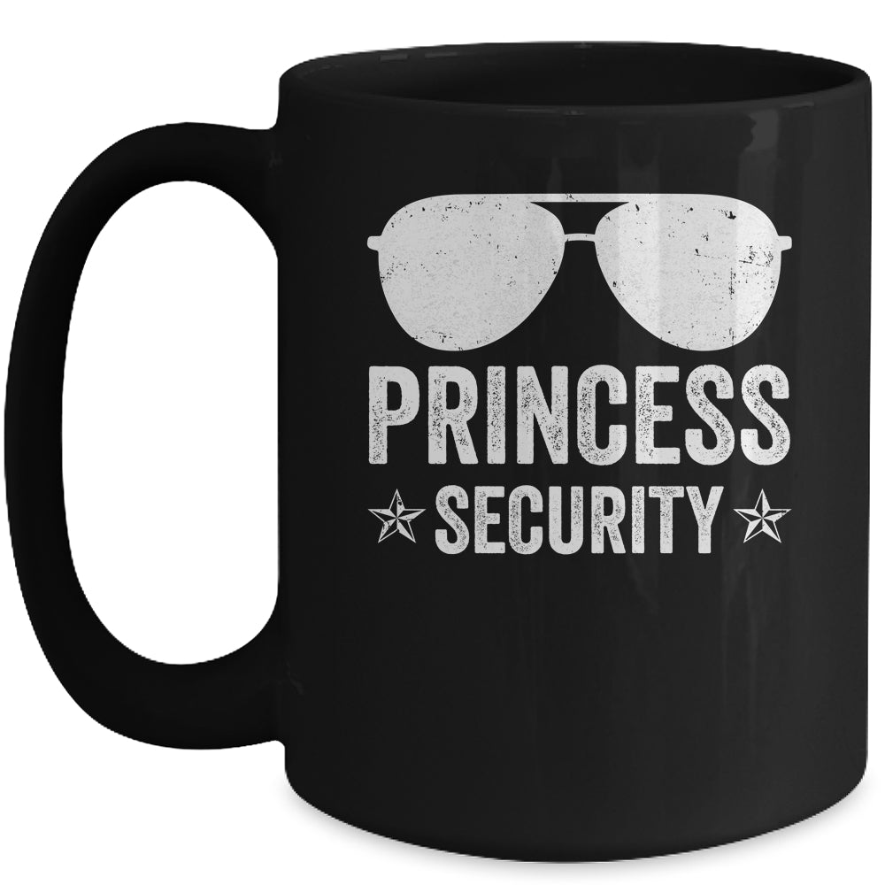 Princess Security Boys Big Brother Vintage Birthday Dad Mom Mug | teecentury