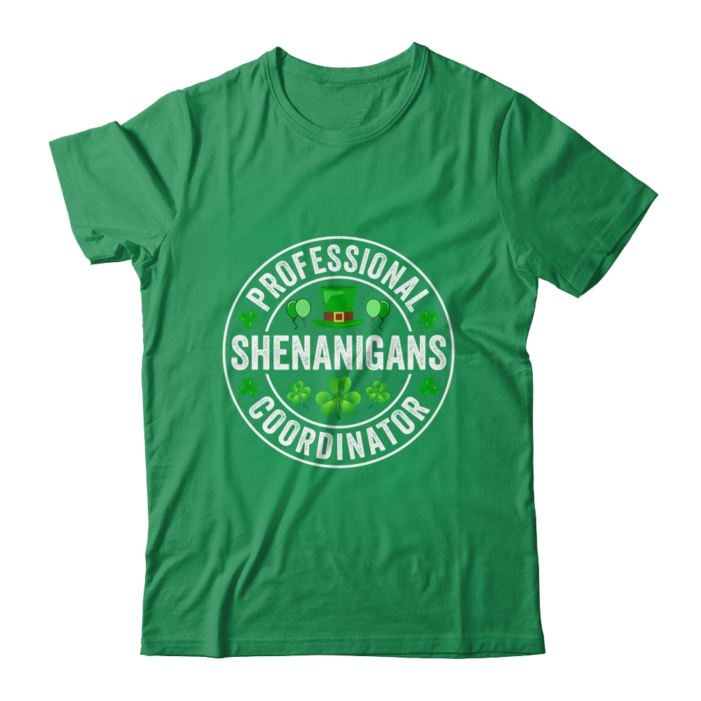 Professional Shenanigans Coordinator St Patricks Day Irish Shirt & Hoodie | teecentury