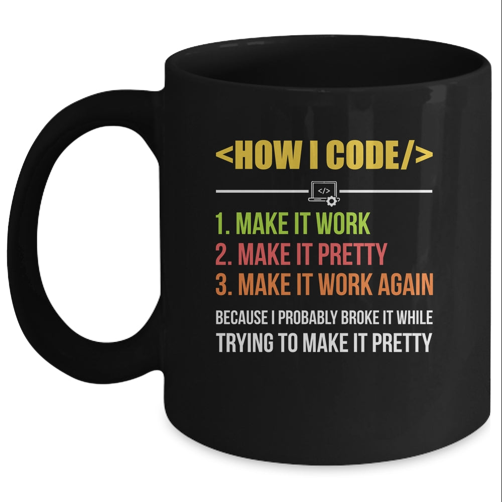 Programmer Coder Funny Design Developer Programming Coding Mug | teecentury