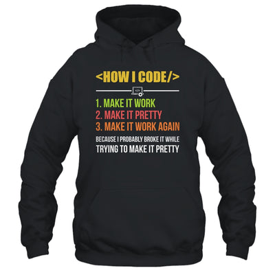 Programmer Coder Funny Design Developer Programming Coding Shirt & Hoodie | teecentury