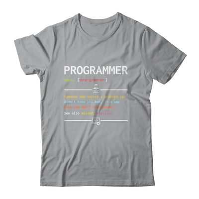 Programming Funny Computer Geek Definition Programmer Shirt & Hoodie | teecentury
