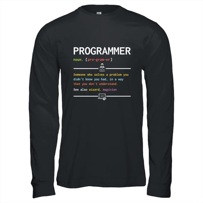 Programming Funny Computer Geek Definition Programmer Shirt & Hoodie | teecentury
