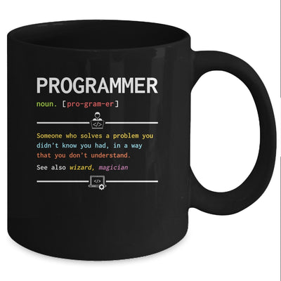 Programming Funny Computer Geek Definition Programmer Mug | teecentury