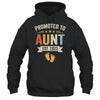 Promoted To Aunt 2025 Retro Soon To Be Aunt Est 2025 Shirt & Hoodie | teecentury
