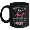 Promoted To Aunt Again Est 2024 Mothers Day Mug | teecentury