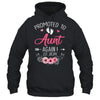Promoted To Aunt Again Est 2024 Mothers Day Shirt & Tank Top | teecentury