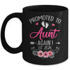 Promoted To Aunt Again Est 2026 Mothers Day Mug | teecentury