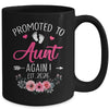 Promoted To Aunt Again Est 2026 Mothers Day Mug | teecentury