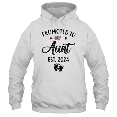 Promoted To Aunt Est 2024 First Time Mothers Day Shirt & Tank Top | teecentury