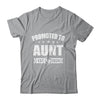 Promoted To Aunt Est 2024 Mothers Day First Time New Aunt Shirt & Tank Top | teecentury