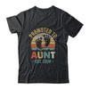 Promoted To Aunt Est 2024 Mothers Day Vintage Shirt & Tank Top | teecentury