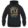 Promoted To Aunt Est 2024 Mothers Day Vintage Shirt & Tank Top | teecentury