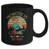 Promoted To Aunt Est 2024 Retro First Time Aunt Mug | teecentury