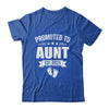 Promoted To Aunt Est 2025 Mothers Day First Time New Aunt Shirt & Tank Top | teecentury