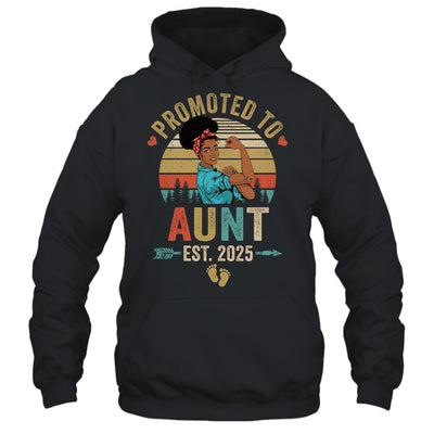 Promoted To Aunt Est 2025 Vintage First Time Aunt Shirt & Tank Top | teecentury
