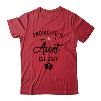 Promoted To Aunt Est 2026 First Time Mothers Day Shirt & Hoodie | teecentury