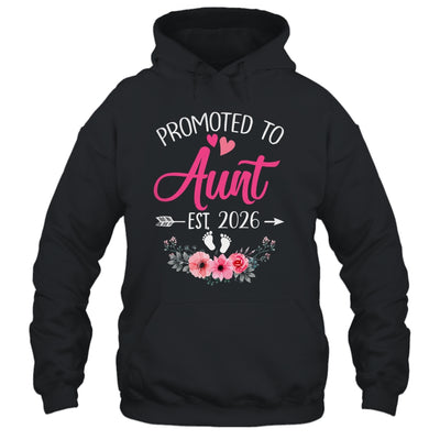 Promoted To Aunt Est 2026 Mothers Day First Time Shirt & Tank Top | teecentury