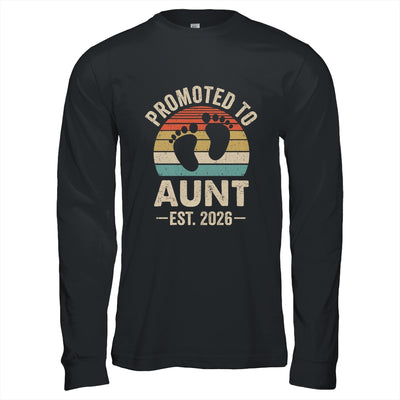 Promoted To Aunt Est 2026 Mothers Day Vintage Shirt & Hoodie | teecentury