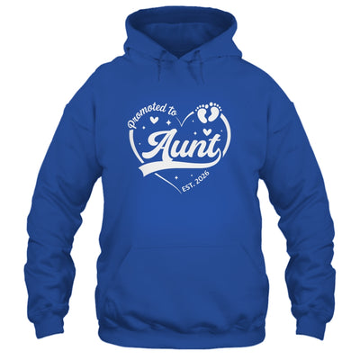 Promoted To Aunt Est 2026 Soon To Be New Grandmom Heart Shirt & Tank Top | teecentury