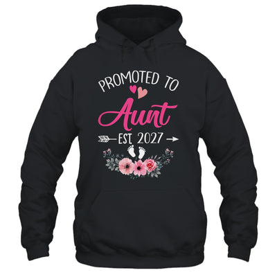 Promoted To Aunt Est 2027 Mothers Day First Time Shirt & Tank Top | teecentury