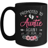 Promoted To Auntie Again Est 2024 Mothers Day Mug | teecentury