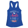 Promoted To Auntie Again Est 2024 Mothers Day Shirt & Tank Top | teecentury