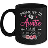 Promoted To Auntie Again Est 2026 Mothers Day Mug | teecentury