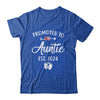 Promoted To Auntie Est 2024 Funny First Time Mothers Day Shirt & Tank Top | teecentury