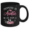 Promoted To Auntie Est 2024 Mothers Day First Time Mug | teecentury