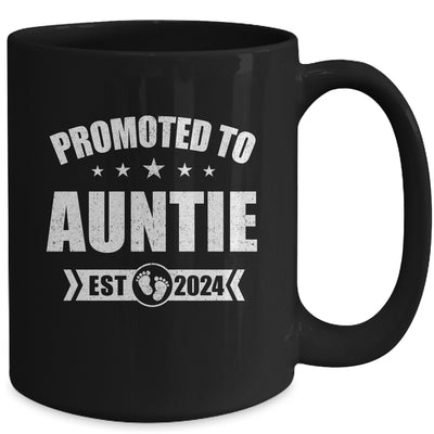 Promoted To Auntie Est 2024 Mothers Day First Time New Mug | teecentury