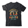 Promoted To Auntie Est 2024 Mothers Day Vintage Shirt & Tank Top | teecentury