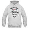 Promoted To Auntie Est 2025 First Time Mothers Day Shirt & Tank Top | teecentury