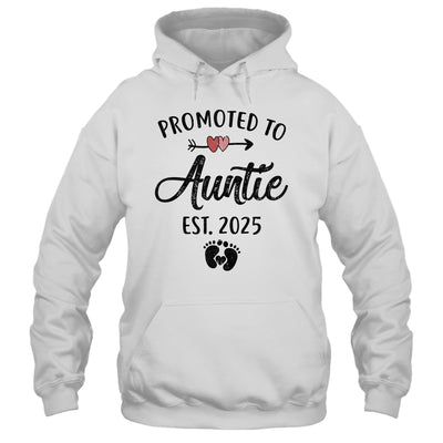 Promoted To Auntie Est 2025 First Time Mothers Day Shirt & Tank Top | teecentury