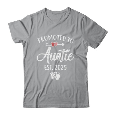 Promoted To Auntie Est 2025 Funny First Time Mothers Day Shirt & Tank Top | teecentury