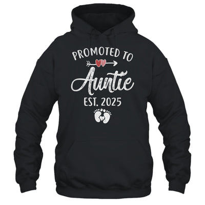 Promoted To Auntie Est 2025 Funny First Time Mothers Day Shirt & Tank Top | teecentury