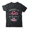 Promoted To Auntie Est 2025 Mothers Day First Time Shirt & Tank Top | teecentury