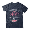 Promoted To Auntie Est 2025 Mothers Day First Time Shirt & Tank Top | teecentury