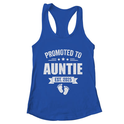 Promoted To Auntie Est 2025 Mothers Day First Time New Shirt & Tank Top | teecentury