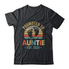 Promoted To Auntie Est 2025 Mothers Day Vintage Shirt & Tank Top | teecentury
