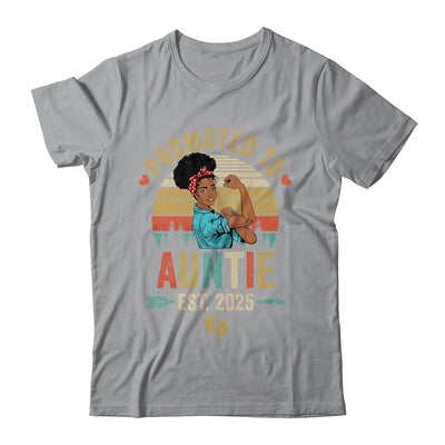 Promoted To Auntie Est 2025 Vintage First Time Auntie Shirt & Tank Top | teecentury