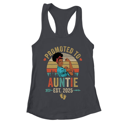 Promoted To Auntie Est 2025 Vintage First Time Auntie Shirt & Tank Top | teecentury