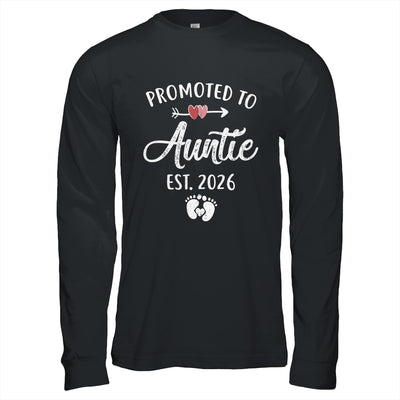 Promoted To Auntie Est 2026 Funny First Time Mothers Day Shirt & Hoodie | teecentury