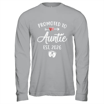 Promoted To Auntie Est 2026 Funny First Time Mothers Day Shirt & Hoodie | teecentury
