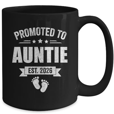 Promoted To Auntie Est 2026 Mothers Day First Time New Mug | teecentury