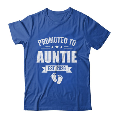 Promoted To Auntie Est 2026 Mothers Day First Time New Shirt & Hoodie | teecentury
