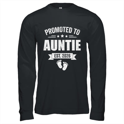 Promoted To Auntie Est 2026 Mothers Day First Time New Shirt & Hoodie | teecentury
