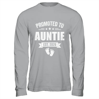 Promoted To Auntie Est 2026 Mothers Day First Time New Shirt & Hoodie | teecentury