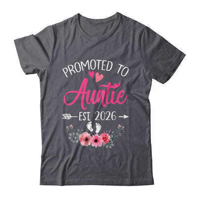 Promoted To Auntie Est 2026 Mothers Day First Time Shirt & Tank Top | teecentury